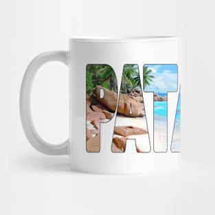 PATATES - Anse Patates Beach Seychelles Mug